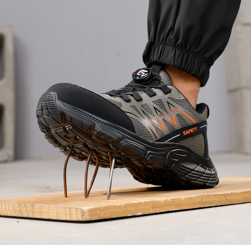 GUYISA  Sports safety shoes anti-puncture  and steel toe men's safety shoes