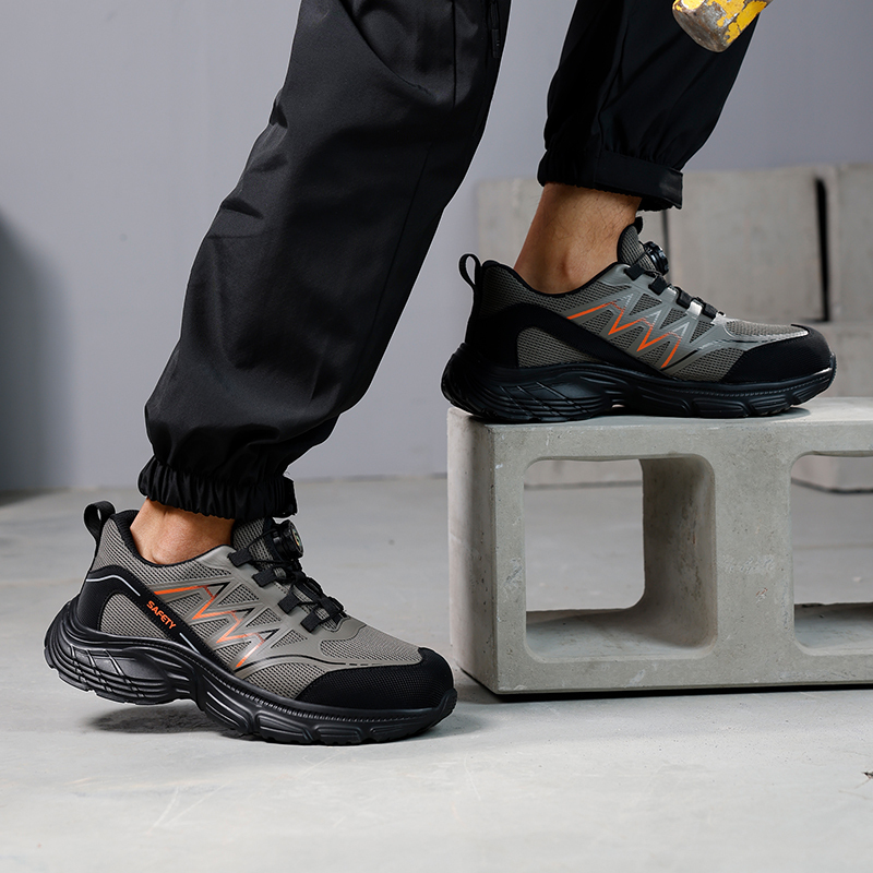 GUYISA  Sports safety shoes anti-puncture  and steel toe men's safety shoes