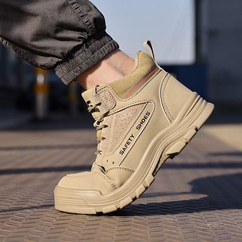 GUYISA  Anti-smashing anti-puncture sports series European standard steel toe cap rubber and plastic sole labor protection shoes