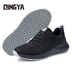 Sports series chef shoes with fly woven mesh solid MD sole and anti-slip SRC