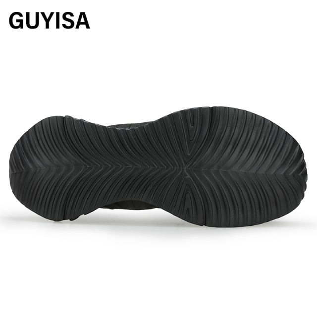 GUYISA Labor protection shoes with anti-smashing anti-piercing canvas and suede European standard steel toe caps
