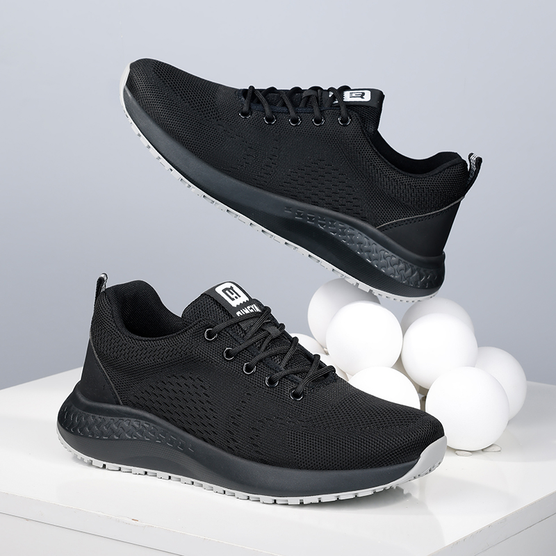 Sports series chef shoes with fly woven mesh solid MD sole and anti-slip SRC