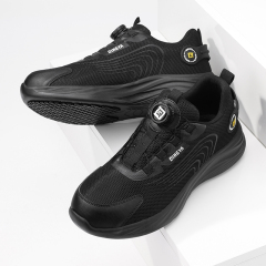 GUYISA Sports series black anti-slip SRC chef shoes