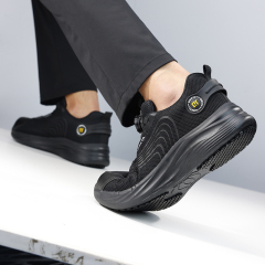 GUYISA Sports series black anti-slip SRC chef shoes
