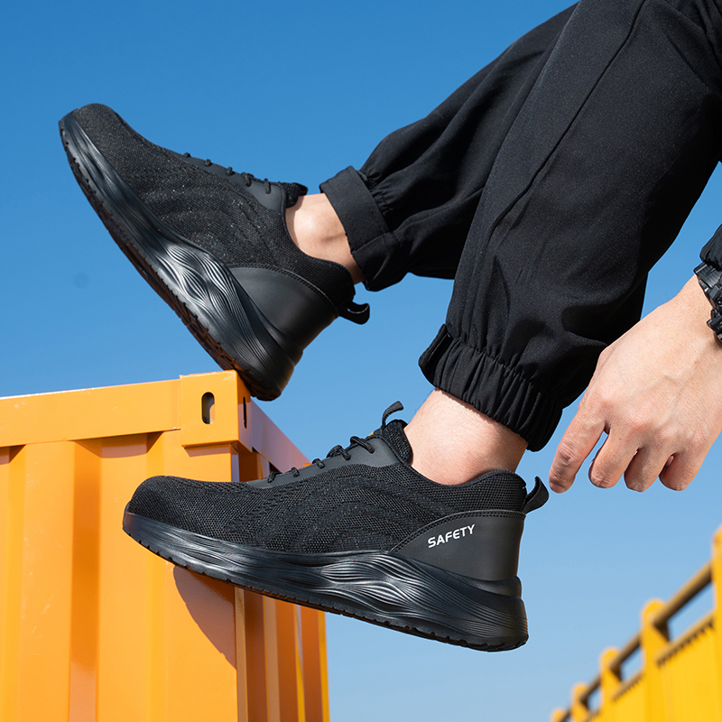 GUYISA  Sports series labor protection shoes with European standard steel toe caps anti-smashing and anti-piercing