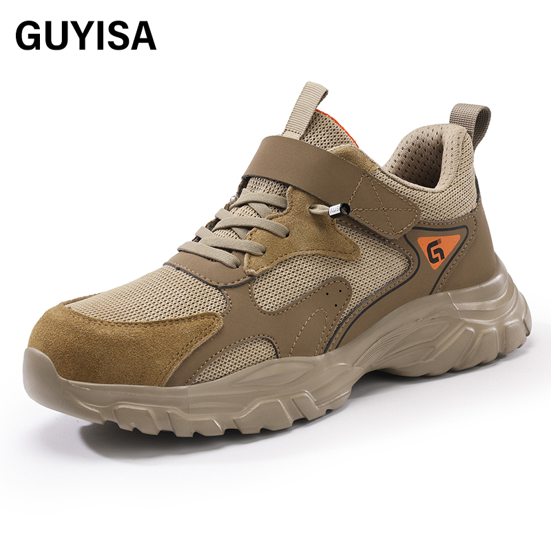 GUYISA  Anti-smashing and anti-piercing sports series labor protection shoes with European standard steel toe caps
