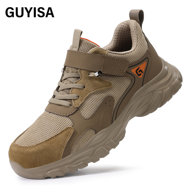 GUYISA  Anti-smashing and anti-piercing sports series labor protection shoes with European standard steel toe caps