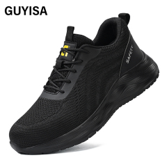 GUYISA  Sports series labor protection shoes with European standard steel toe caps anti-smashing and anti-piercing