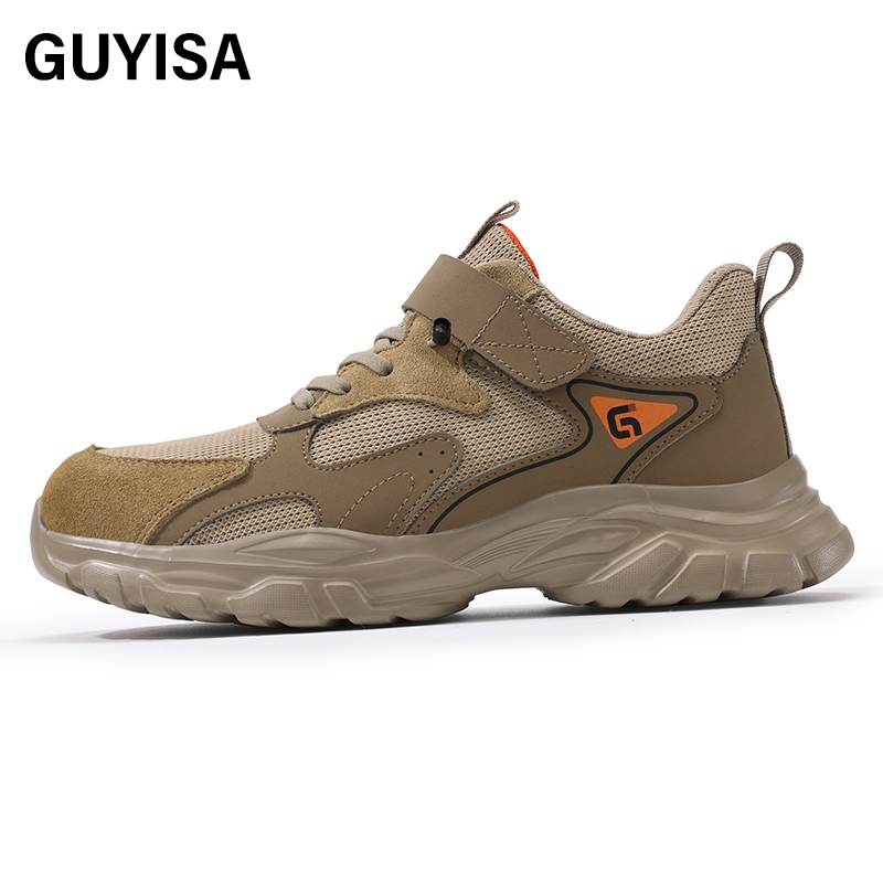 GUYISA  Anti-smashing and anti-piercing sports series labor protection shoes with European standard steel toe caps