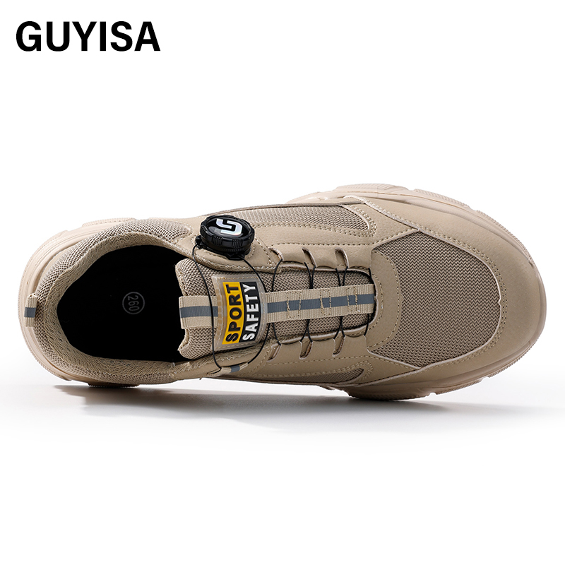 GUYISA  European standard steel toe caps sports series labor protection shoes anti-smashing and anti-piercing
