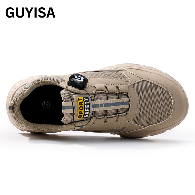 GUYISA  European standard steel toe caps sports series labor protection shoes anti-smashing and anti-piercing