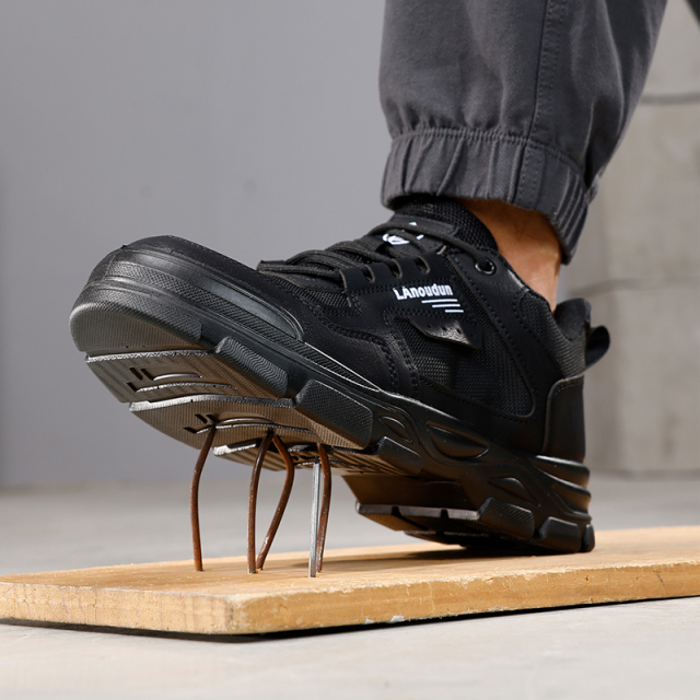 GUYISA  Workwear series labor protection shoes with European standard steel toe caps, anti-smashing and anti-piercing
