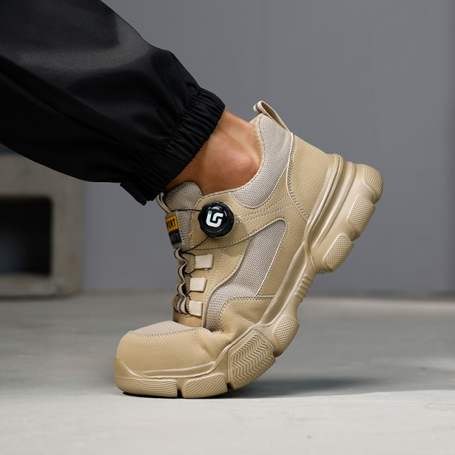 GUYISA  Labor protection shoes with European standard steel toe caps in workwear series, anti-smashing and anti-piercing