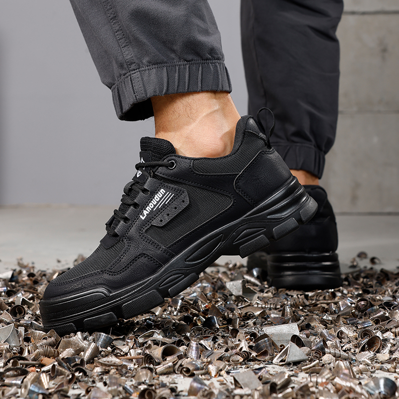 GUYISA  Workwear series labor protection shoes with European standard steel toe caps, anti-smashing and anti-piercing