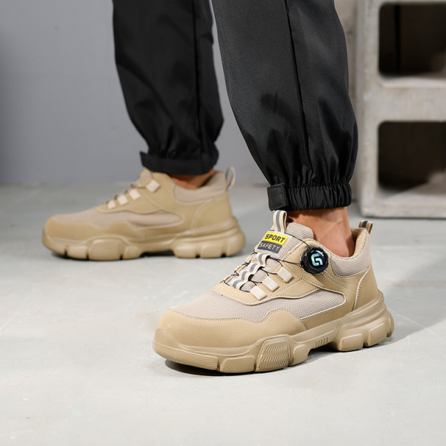 GUYISA  Labor protection shoes with European standard steel toe caps in workwear series, anti-smashing and anti-piercing