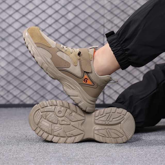 GUYISA  Anti-smashing and anti-piercing sports series labor protection shoes with European standard steel toe caps