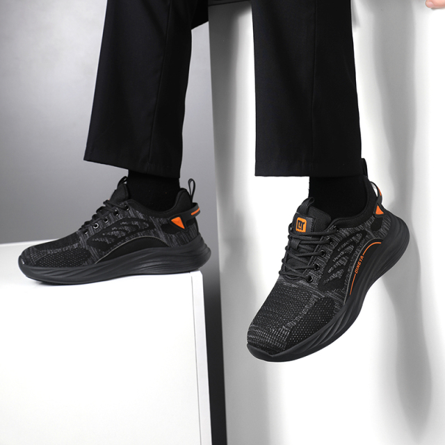 GUYISA  New black sports series anti-slip SRC chef shoes