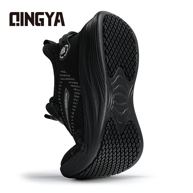 GUYISA  Sports series black anti - slip SRC solid MD sole all - season chef shoes