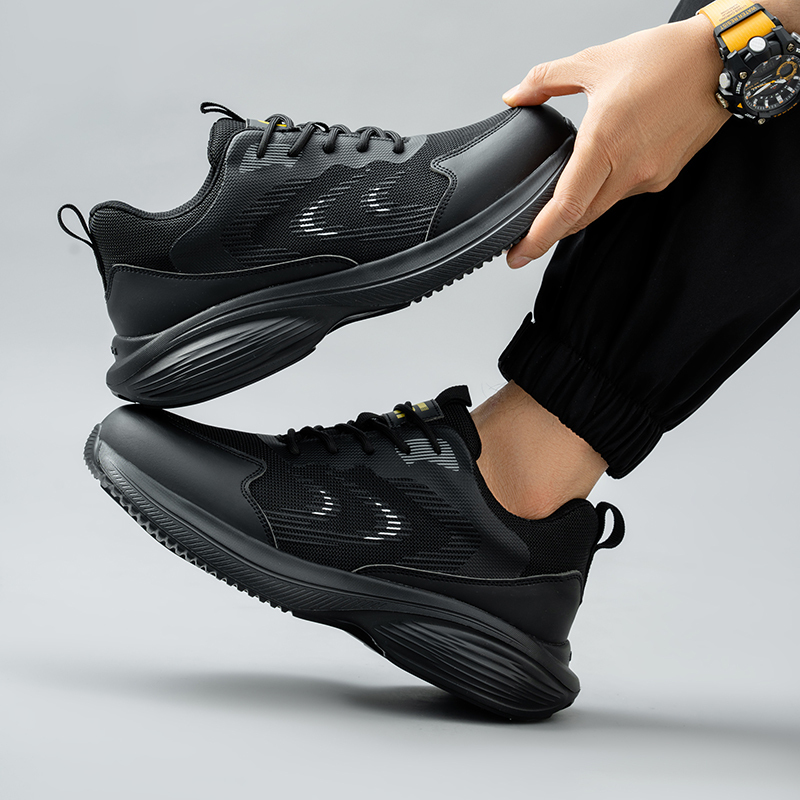 GUYISA  Black sports series anti-smashing anti-piercing labor protection shoes
