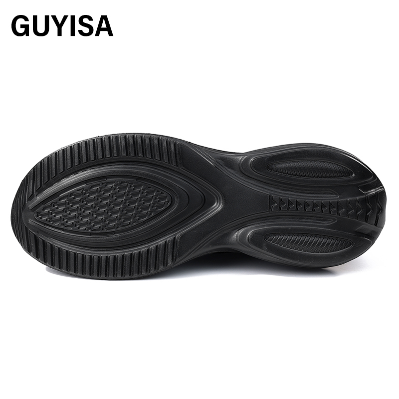 GUYISA  Black sports series anti-smashing anti-piercing labor protection shoes