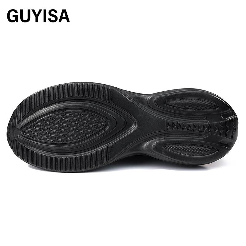 GUYISA  Black sports series anti-smashing anti-piercing labor protection shoes