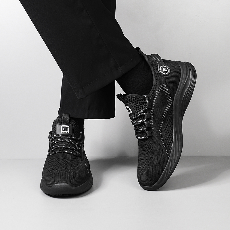 GUYISA  Sports series black anti - slip SRC solid MD sole all - season chef shoes