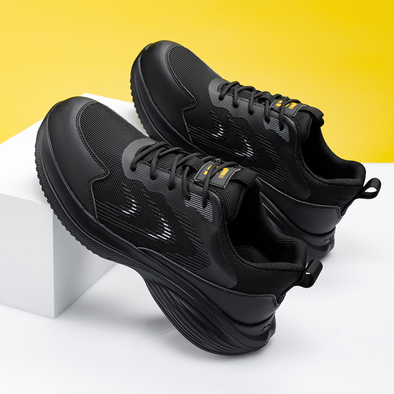 GUYISA  Black sports series anti-smashing anti-piercing labor protection shoes