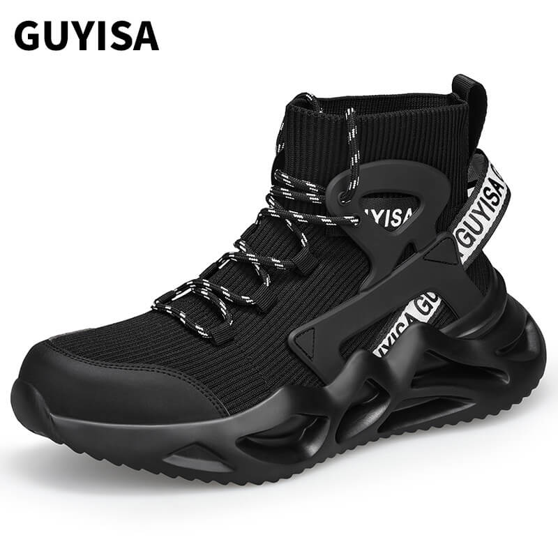 Breathable Men's Women's Steel Toe Safety Shoes Stylish Industrial Work Boots