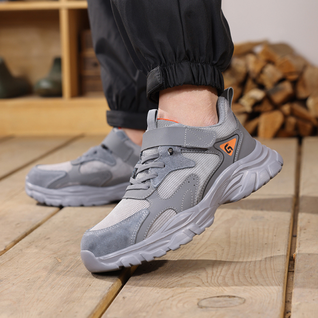 GUYISA  New casual series anti-smashing and anti-piercing safety shoes