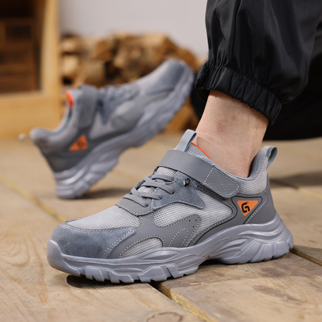 GUYISA  New casual series anti-smashing and anti-piercing safety shoes