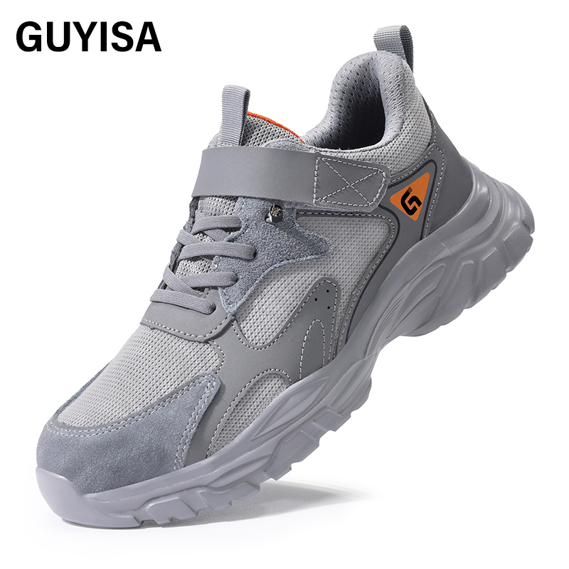 GUYISA  New casual series anti-smashing and anti-piercing safety shoes