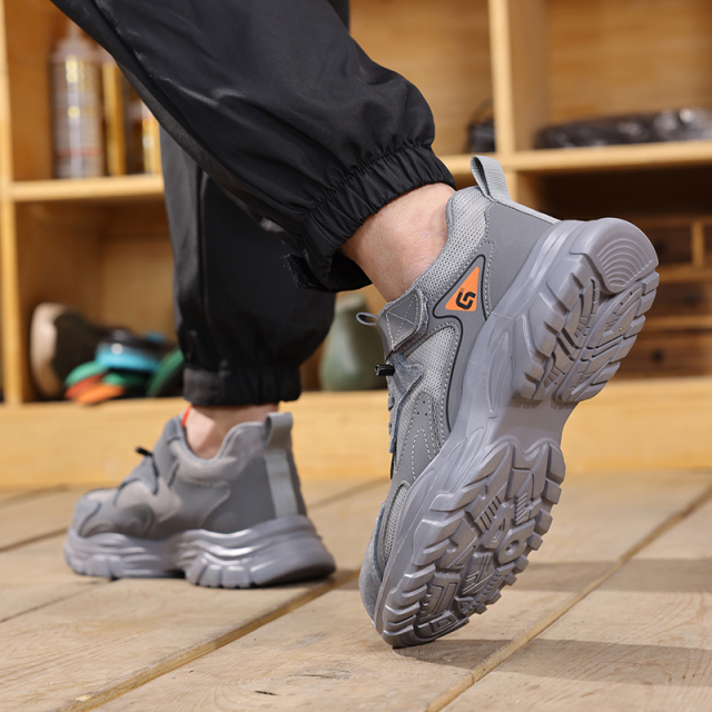 GUYISA  New casual series anti-smashing and anti-piercing safety shoes
