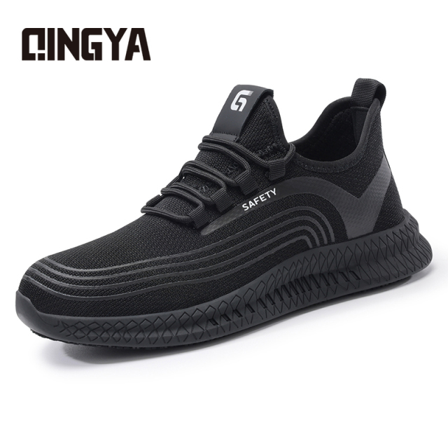GUYISA  Black new sports series solid MD sole anti-slip SRC chef shoes