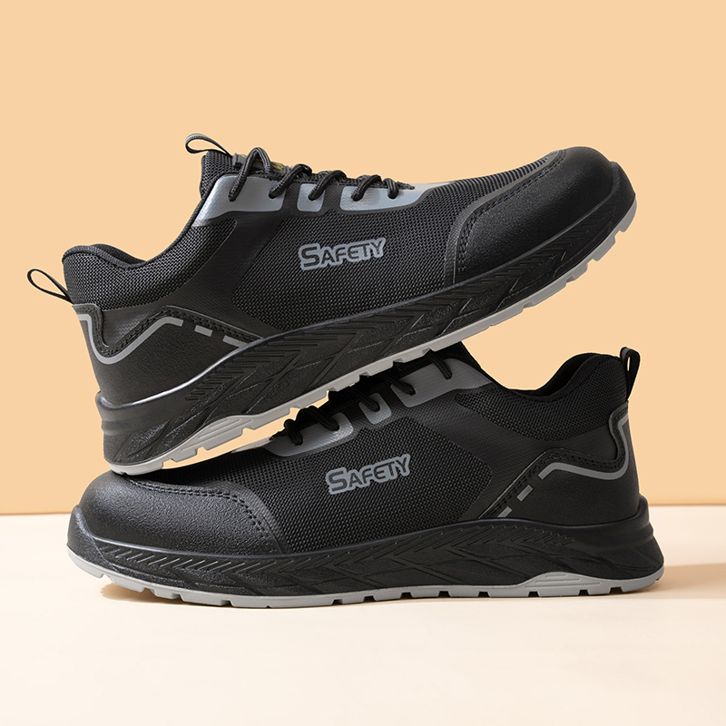 GUYISA  New black casual series qualified plastic toe cap Kevlar sole insulated 10KV safety shoes