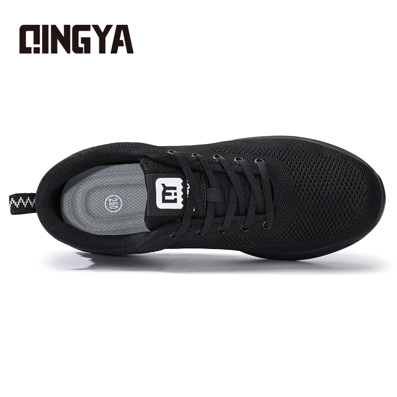 GUYISA  Black casual series new super fiber rubber sole anti - slip SRC all - season chef shoes