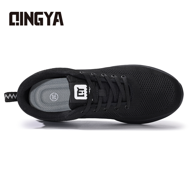GUYISA  Black casual series new super fiber rubber sole anti - slip SRC all - season chef shoes