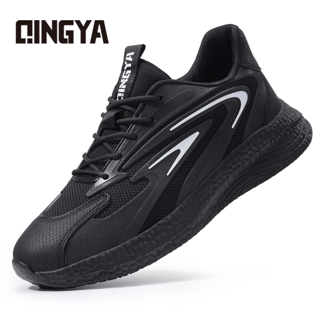 GUYISA   New black sports series anti - slip SRC solid MD sole chef shoes