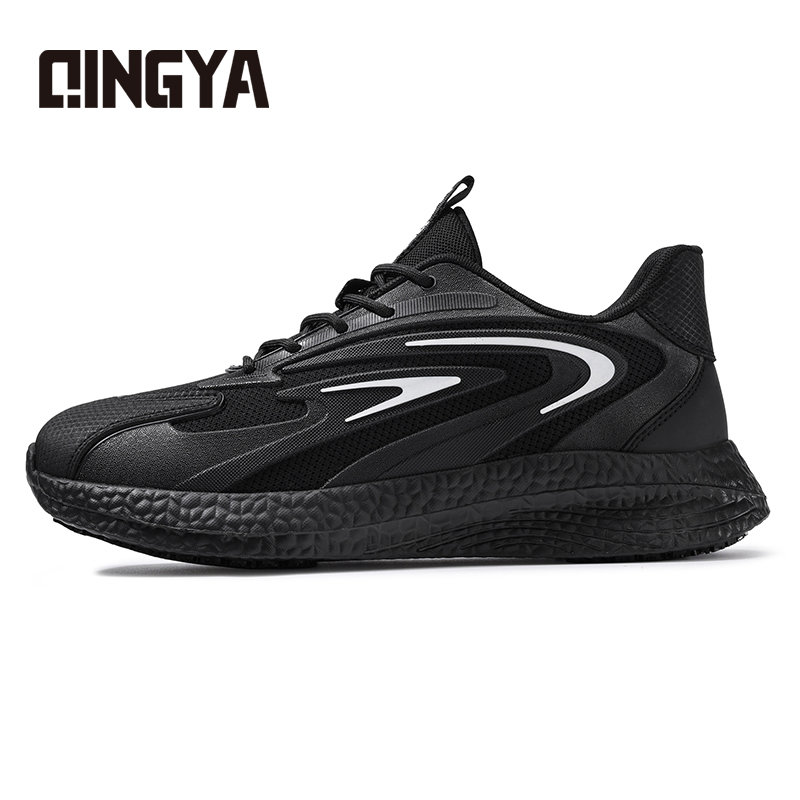 GUYISA   New black sports series anti - slip SRC solid MD sole chef shoes