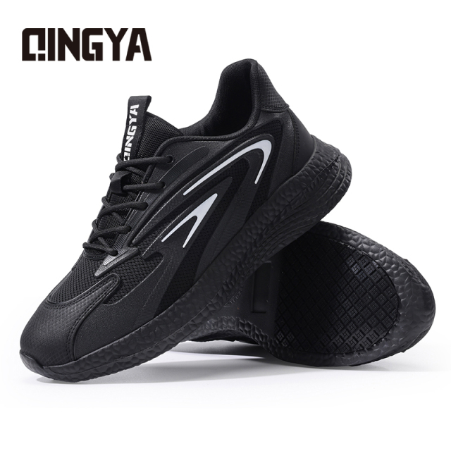 GUYISA   New black sports series anti - slip SRC solid MD sole chef shoes