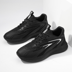 GUYISA  Anti - slip SRC black casual series solid MD sole chef shoes