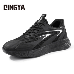 GUYISA  Anti - slip SRC black casual series solid MD sole chef shoes