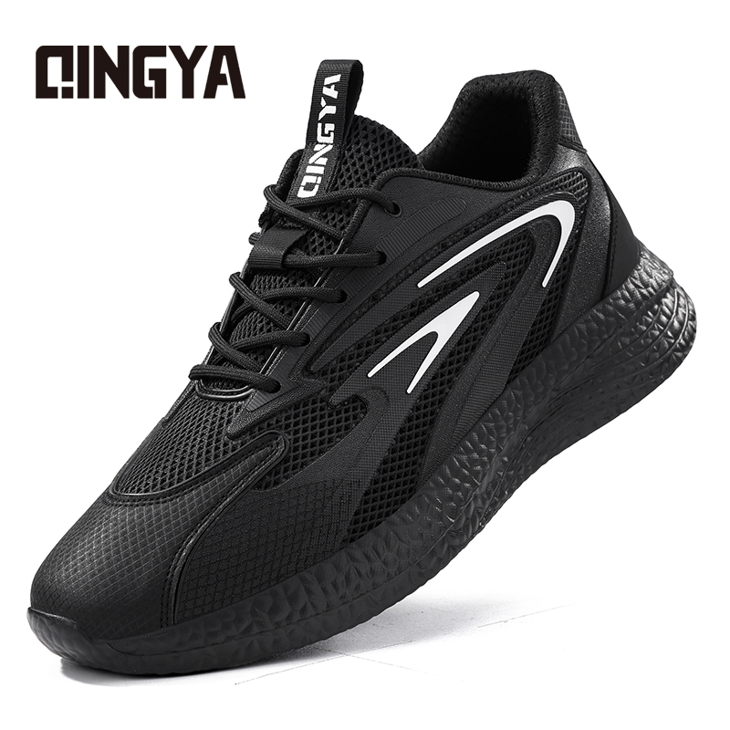 GUYISA  Anti - slip SRC black casual series solid MD sole chef shoes
