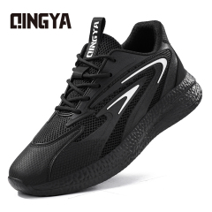 GUYISA  Anti - slip SRC black casual series solid MD sole chef shoes