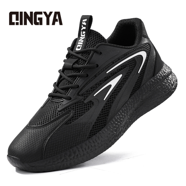 GUYISA  Anti - slip SRC black casual series solid MD sole chef shoes