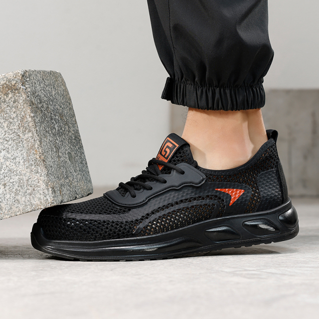GUYISA New Style Fly Woven Fabric Upper Anti-puncture Sole Insulation 10kv Safety Shoes Functional Shoes