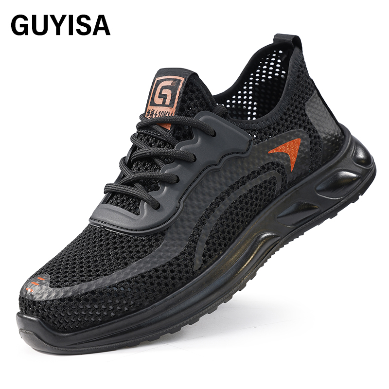 GUYISA New Style Fly Woven Fabric Upper Anti-puncture Sole Insulation 10kv Safety Shoes Functional Shoes