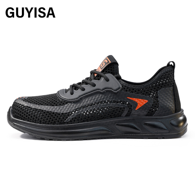 GUYISA New Style Fly Woven Fabric Upper Anti-puncture Sole Insulation 10kv Safety Shoes Functional Shoes
