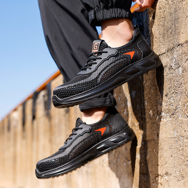 GUYISA New Style Fly Woven Fabric Upper Anti-puncture Sole Insulation 10kv Safety Shoes Functional Shoes