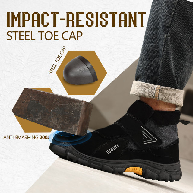 GUYISA Industrial safety boots Welders work European standard steel toe safety boots