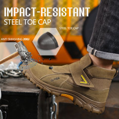 GUYISA Industrial safety boots Welders work European standard steel toe safety boots